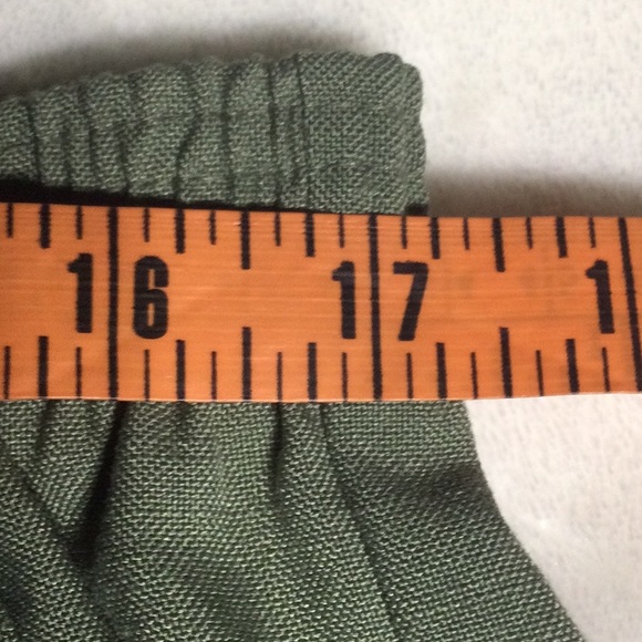 🍎 BRIGGS NEW YORK KHAKI GREEN SLACKS with ELASTIC WAISTBAND - Picture 9 of 16